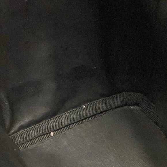 Auth CHANEL Bicolore Black Lambskin Vanity Bag Gold hardware - Picture 15 of 16